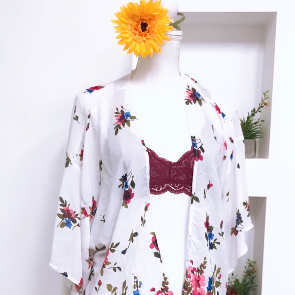 Floral Beach Cover-Up